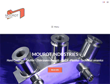 Tablet Screenshot of mourot.com